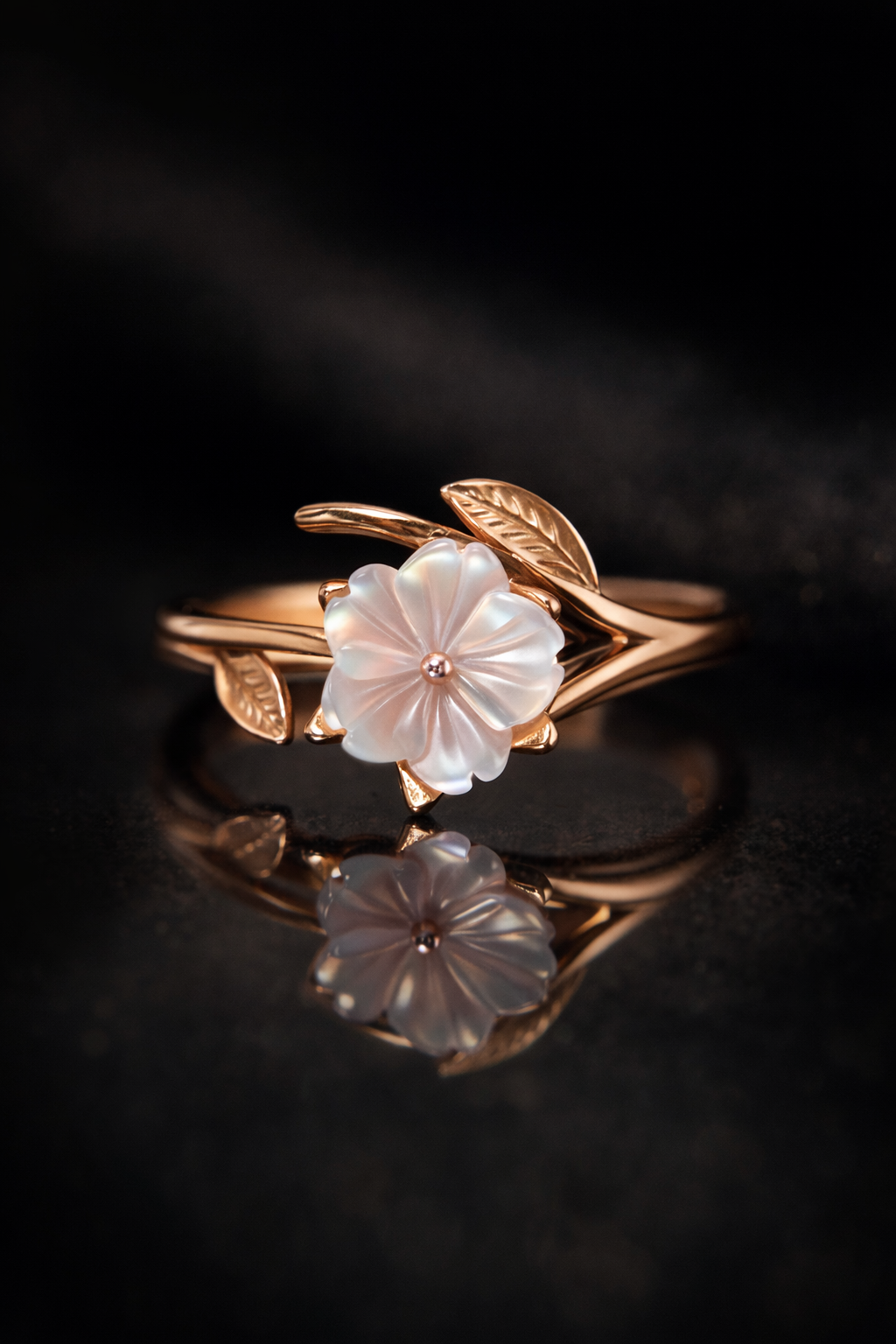 Flora Rose 925 Silver Ring