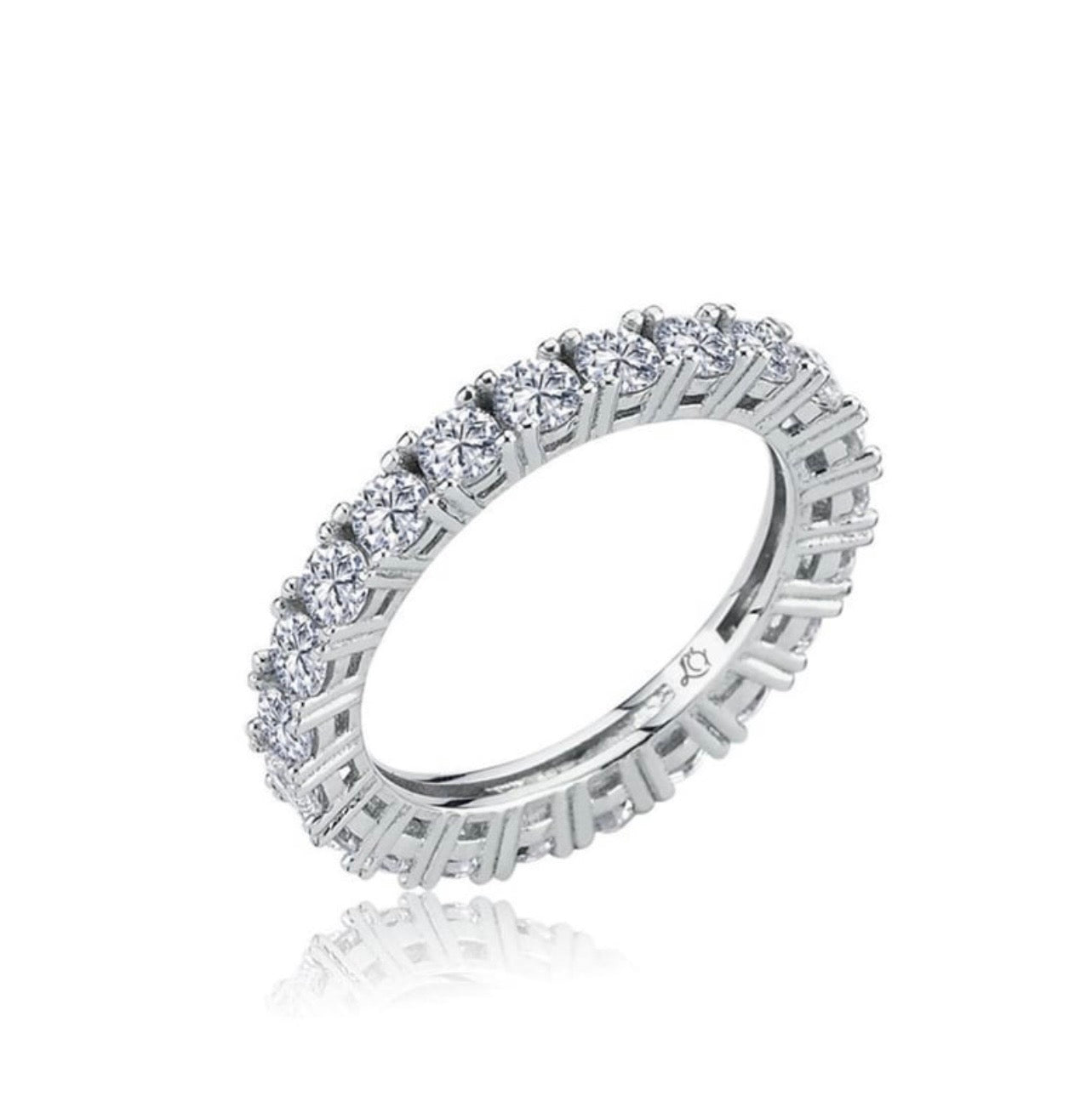 Eternia Full Eternity 925 Sterling Silver Ring