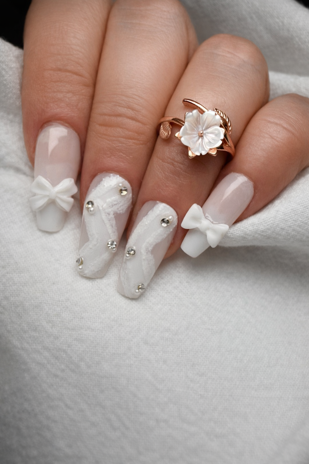 Flora Rose 925 Silver Ring