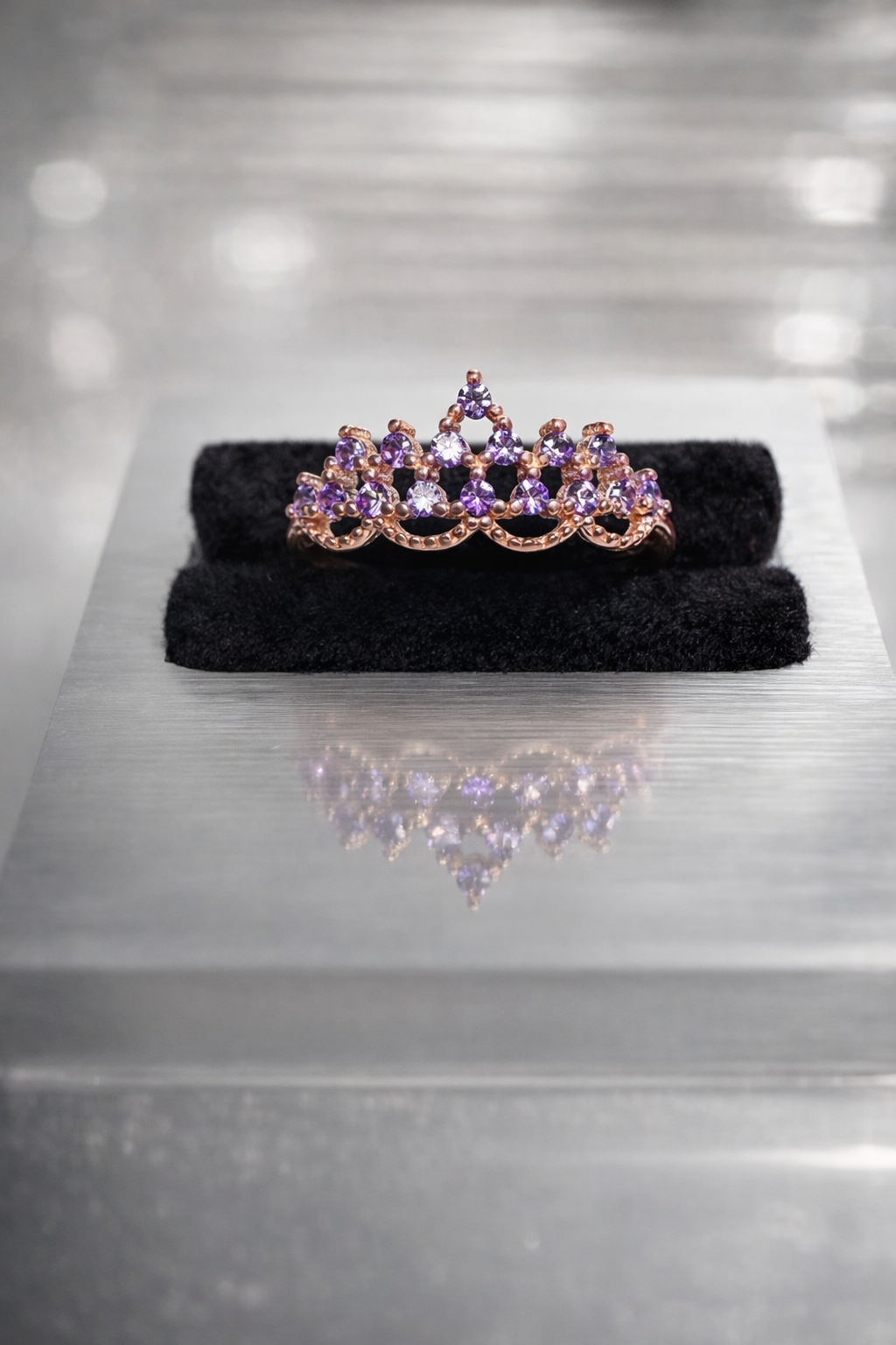 Amethyst Crownelle 925 Silver Ring