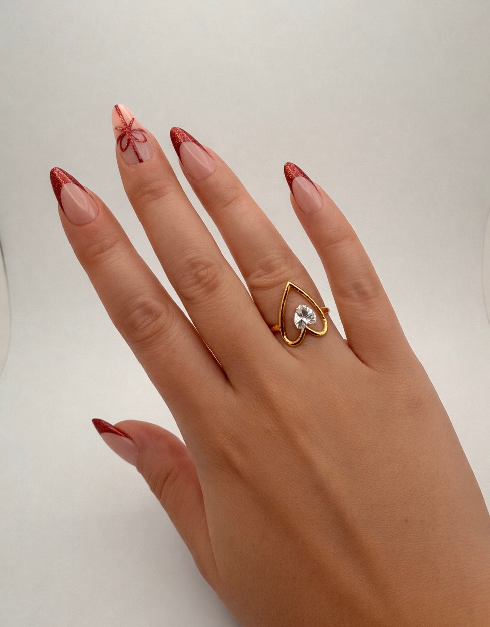 Shape of Ring 18k Gold Plated