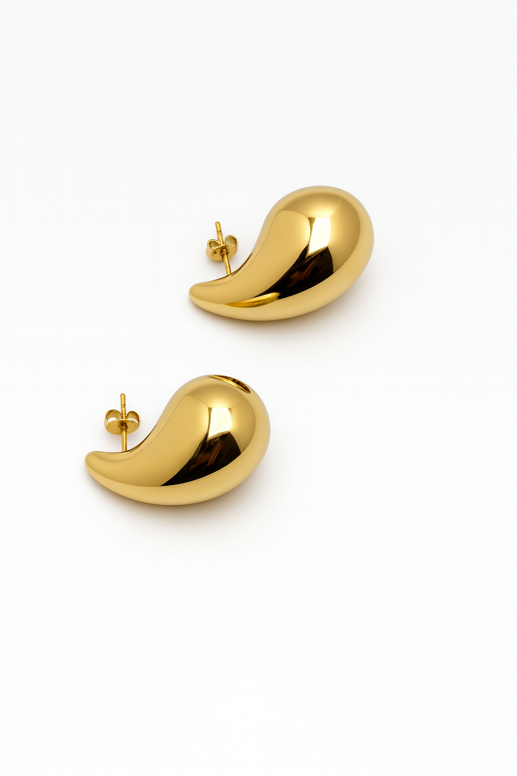 Water Drop Gold Earring