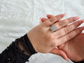Mega Baguette Diamond Effect 925 Sterling Silver