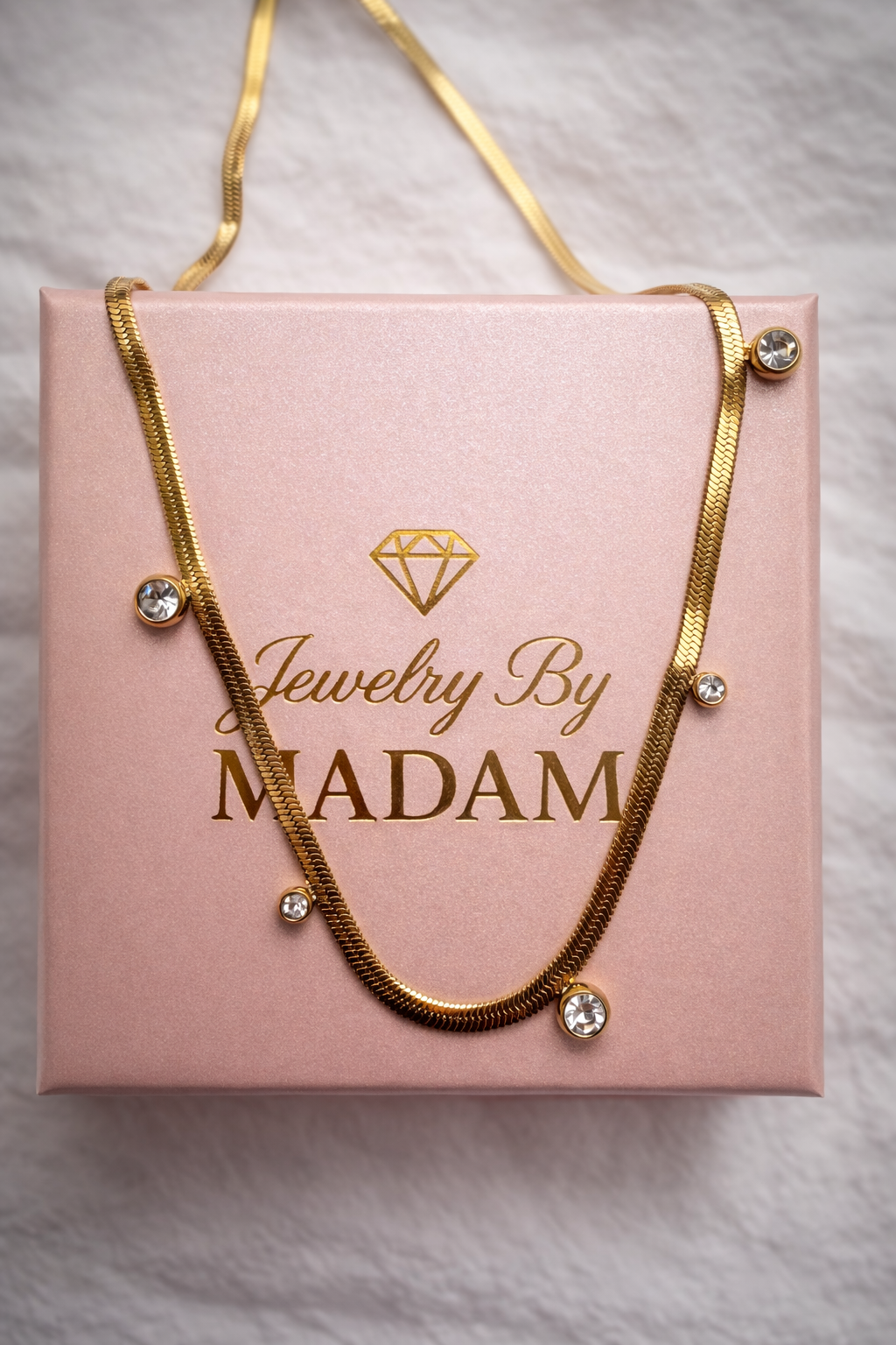 Stella Drop Necklace Waterproof Non Tarnish