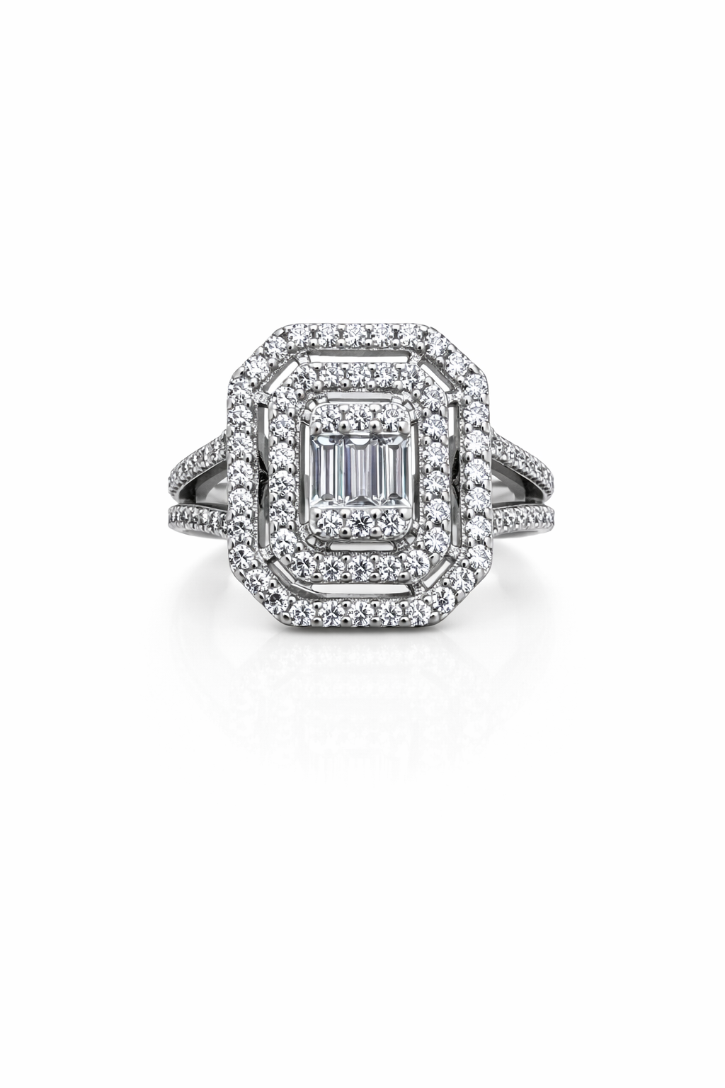 Mila Diamond Baget Ring