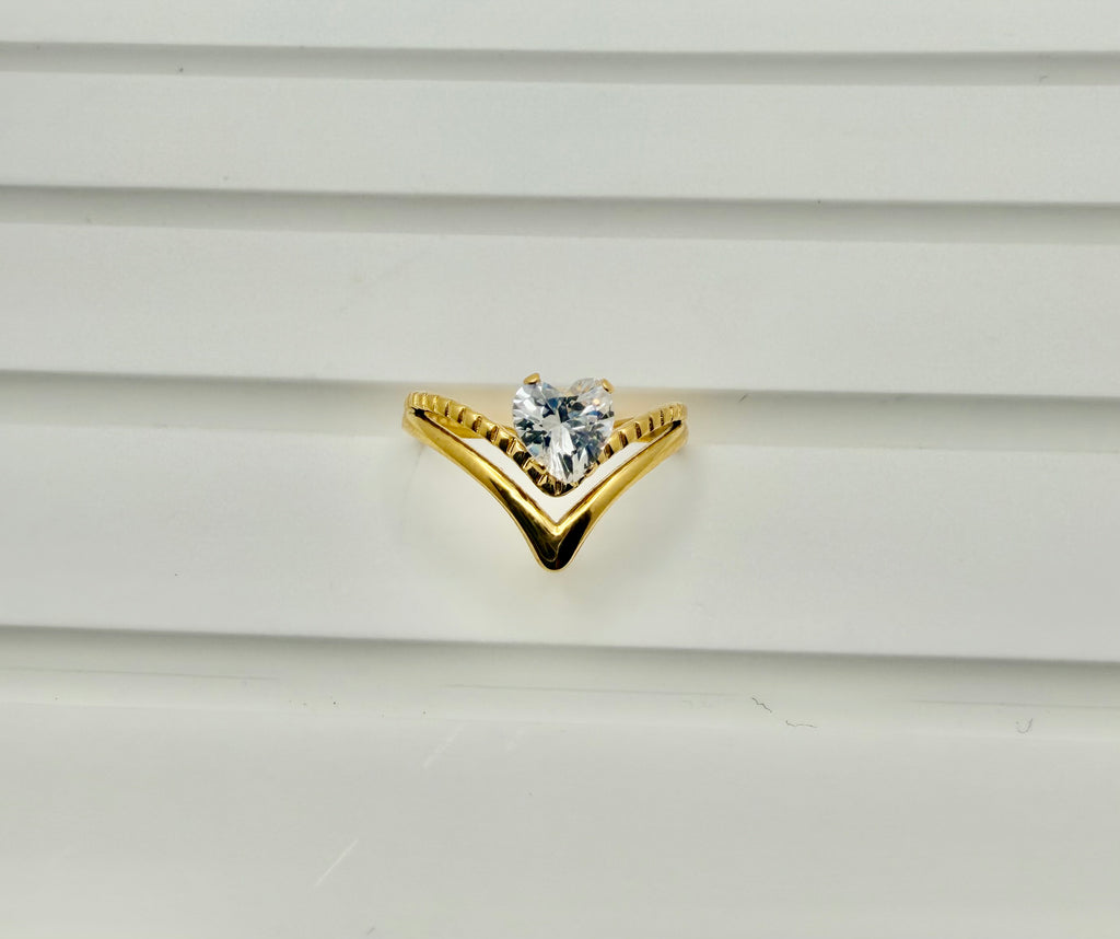 Virelle Open Ring Stainless Steel 18k Gold Plated