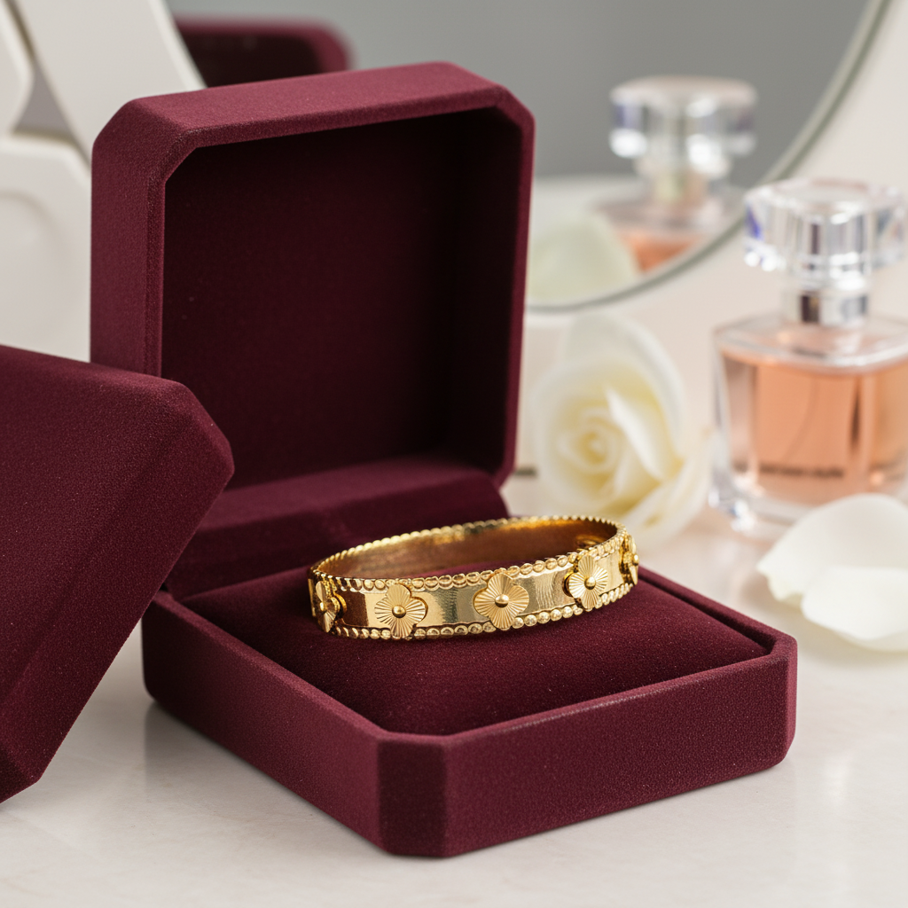 Leaf Stainless Steel Bracelet