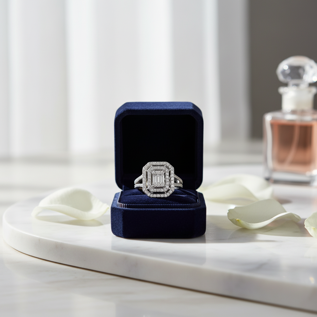 Mila Diamond Baget Ring