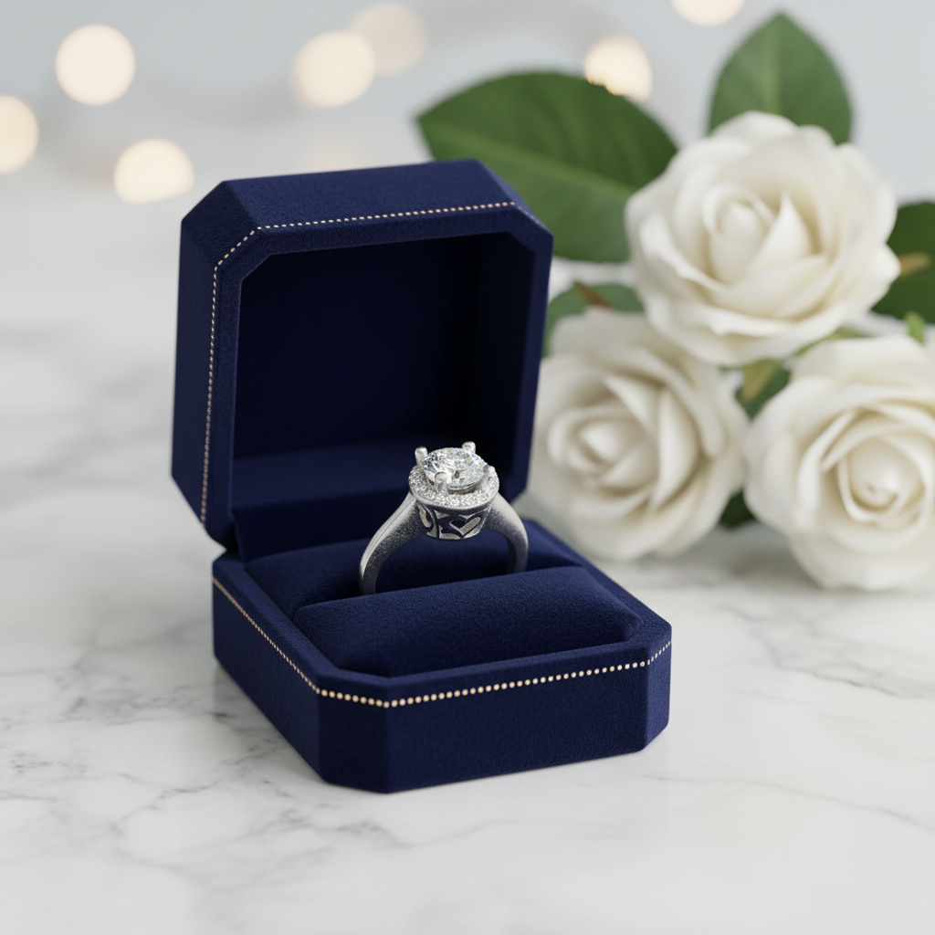 Luna Diamond 925 Silver Ring