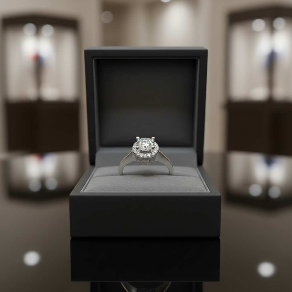 Luna Diamond 925 Silver Ring