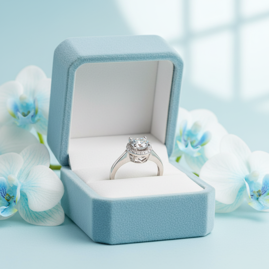 Luna Diamond 925 Silver Ring