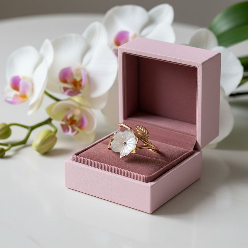 Flora Rose 925 Silver Ring