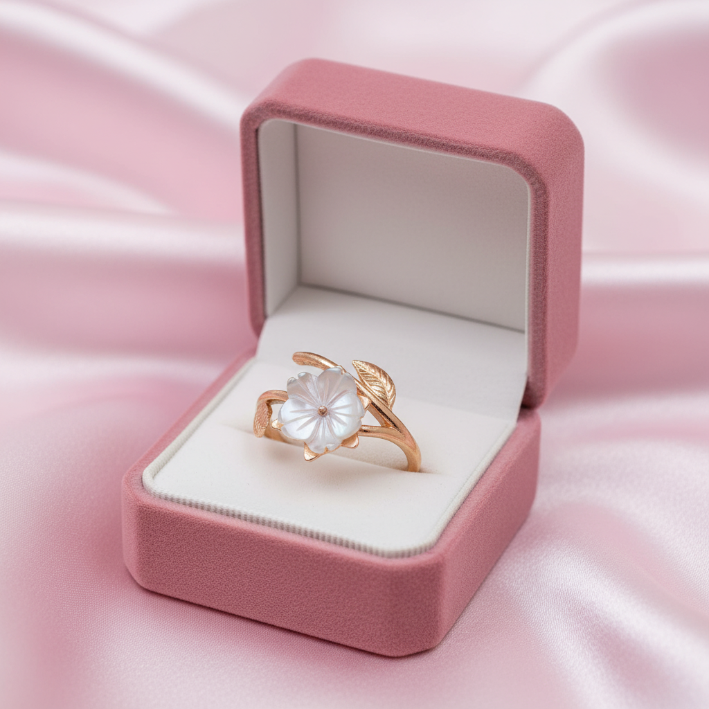 Flora Rose 925 Silver Ring