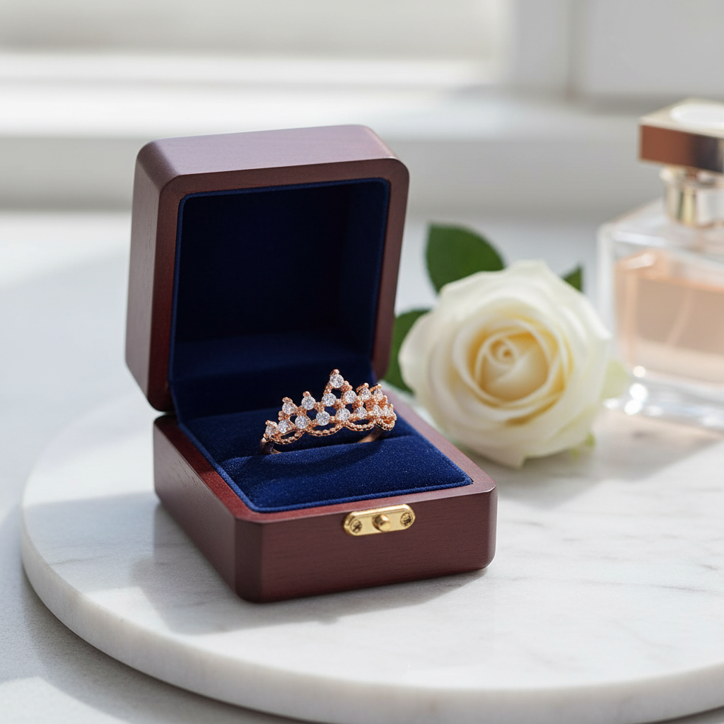 Crownelle Rose 925 Silver Ring