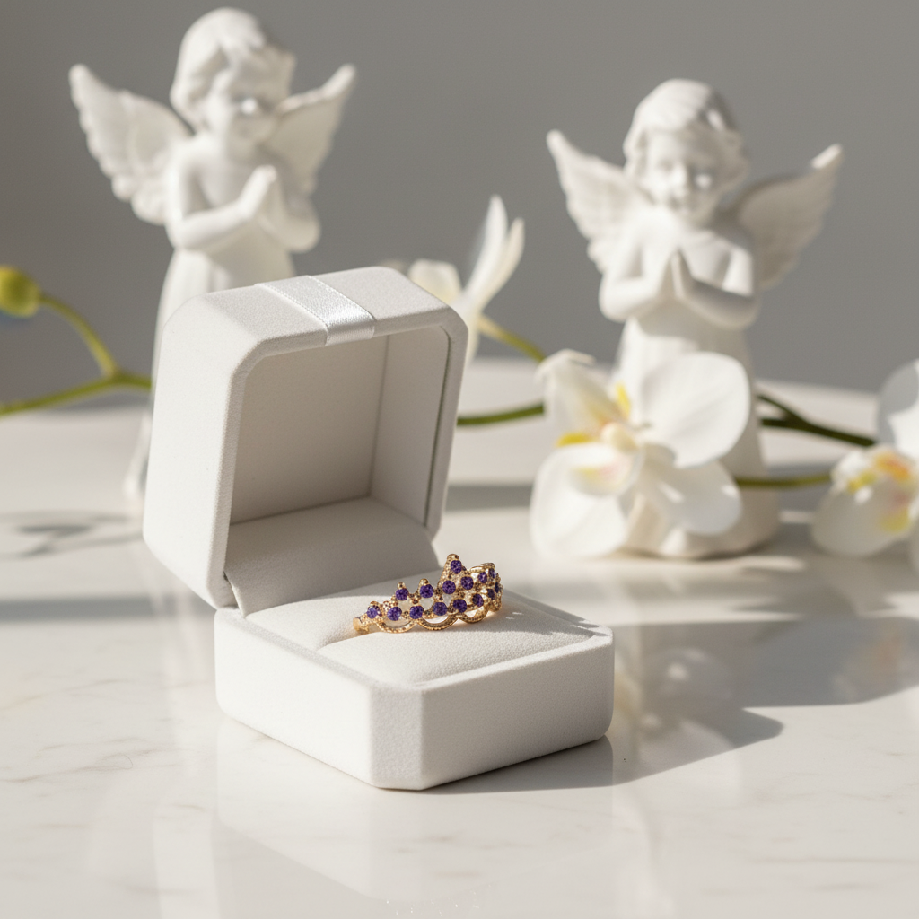 Amethyst Crownelle 925 Silver Ring