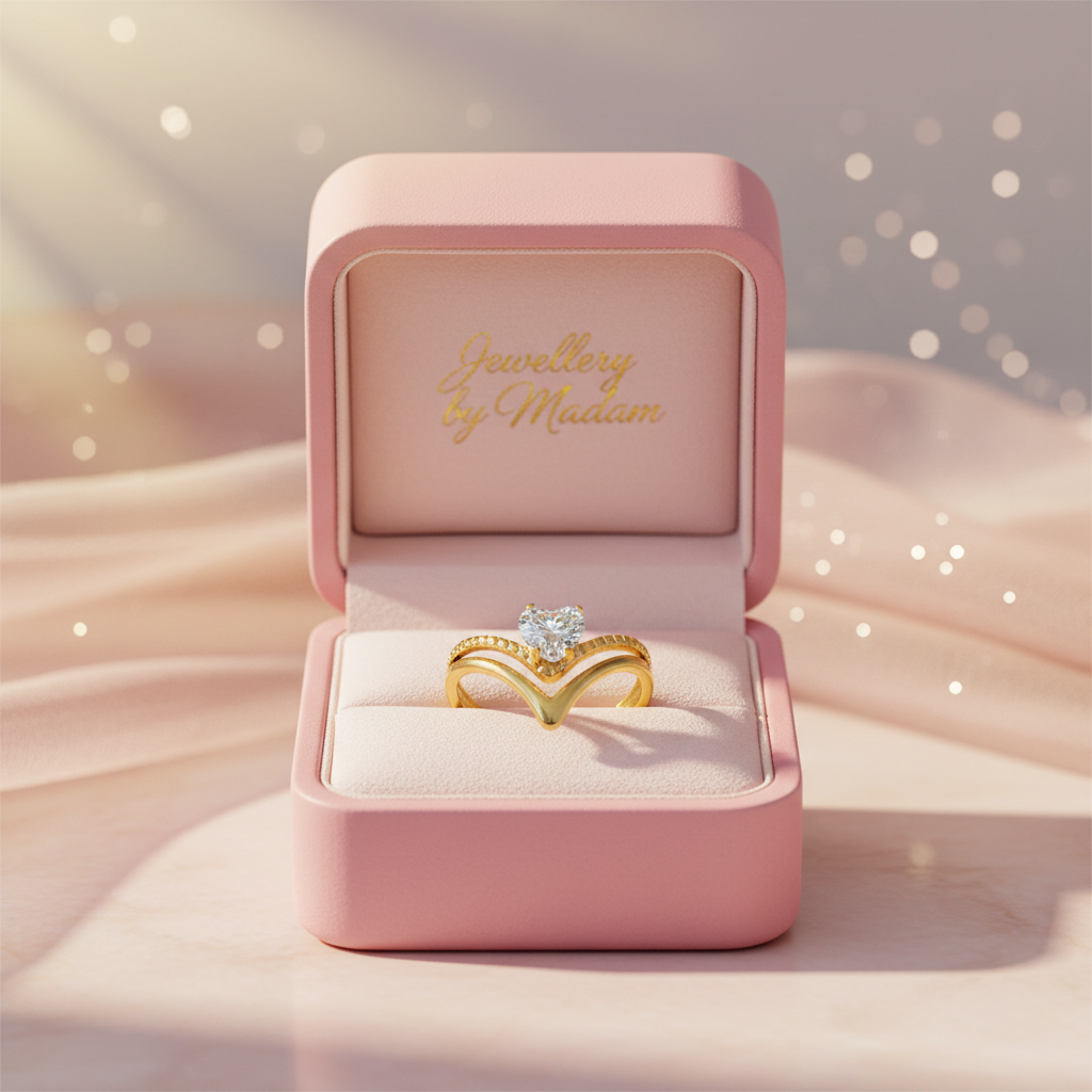 Virelle Open Ring Stainless Steel 18k Gold Plated