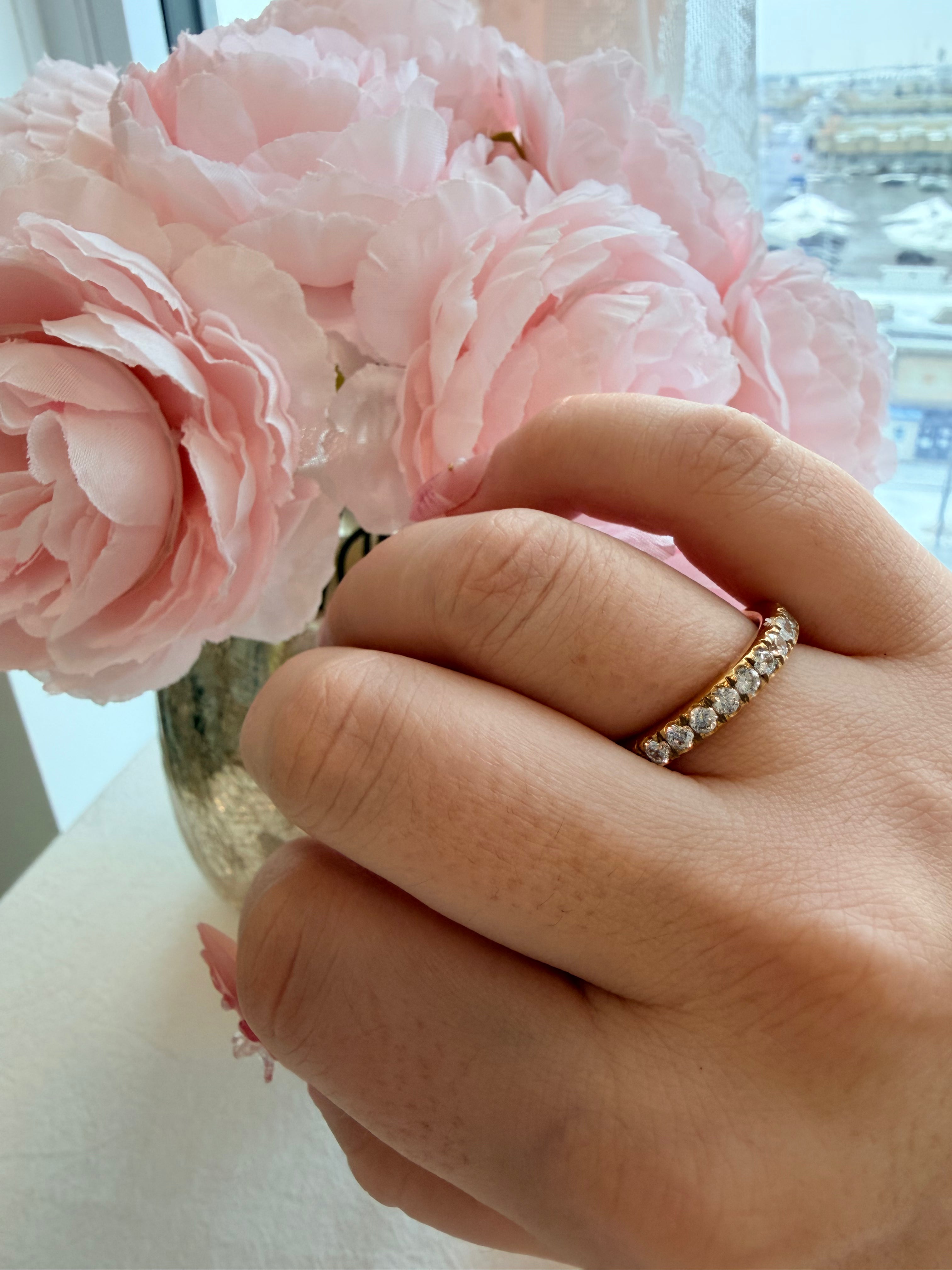 Halo Stainless Steel Ring