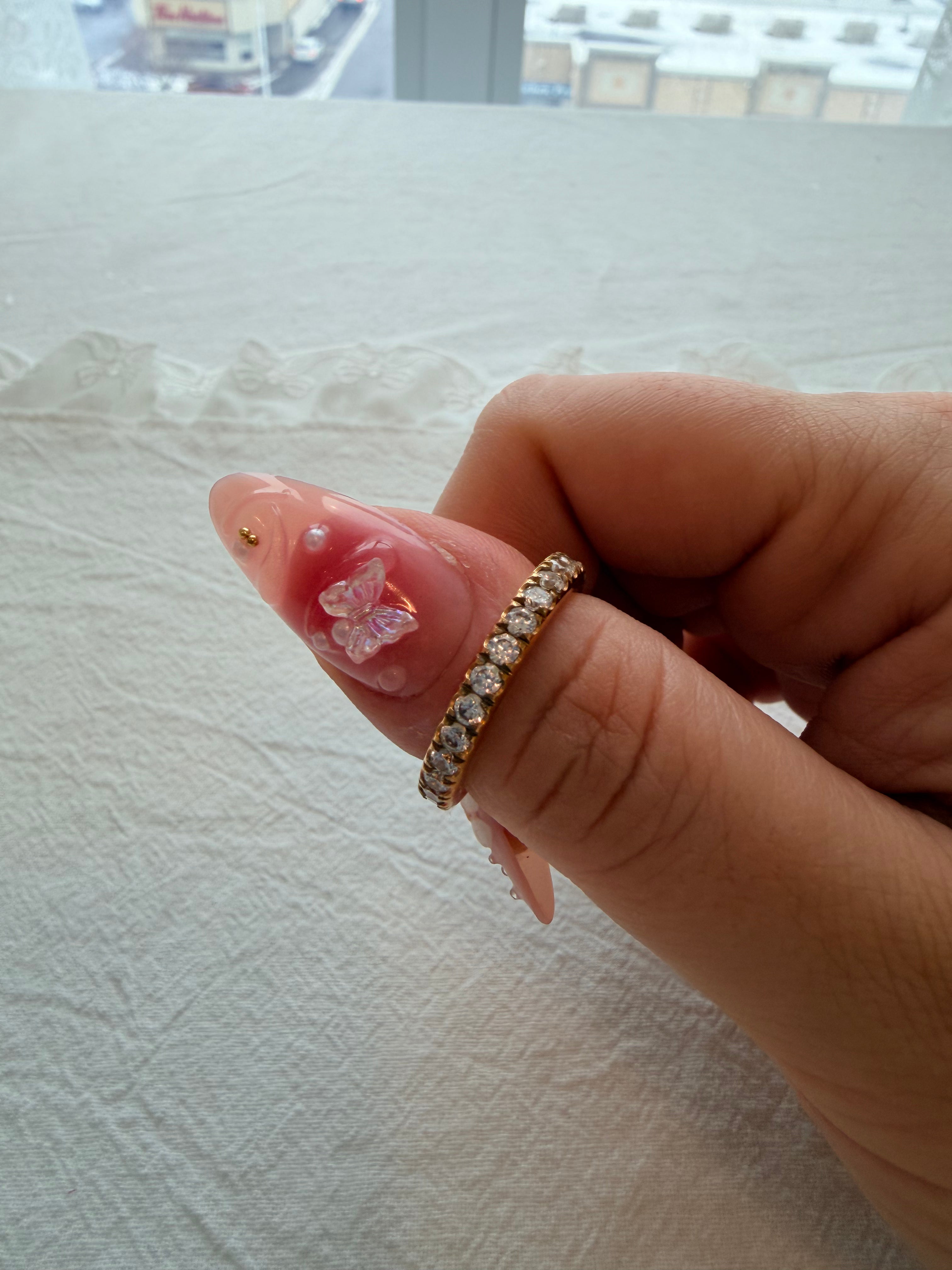 Halo Stainless Steel Ring