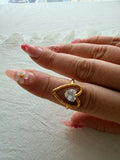 Shape of Ring 18k Gold Plated