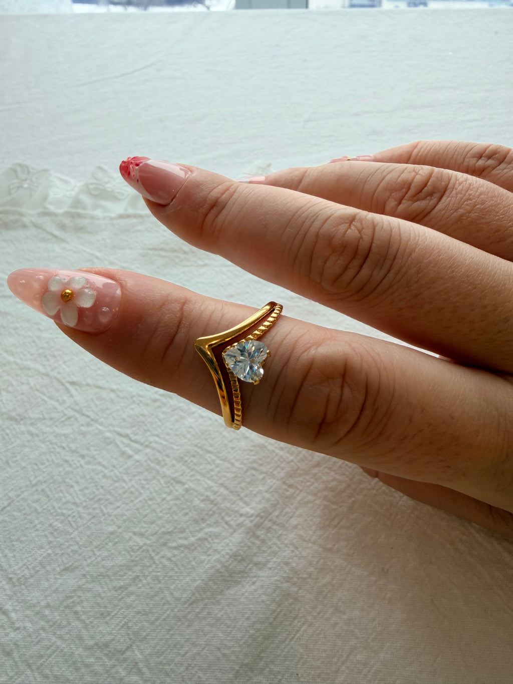 Virelle Open Ring Stainless Steel 18k Gold Plated