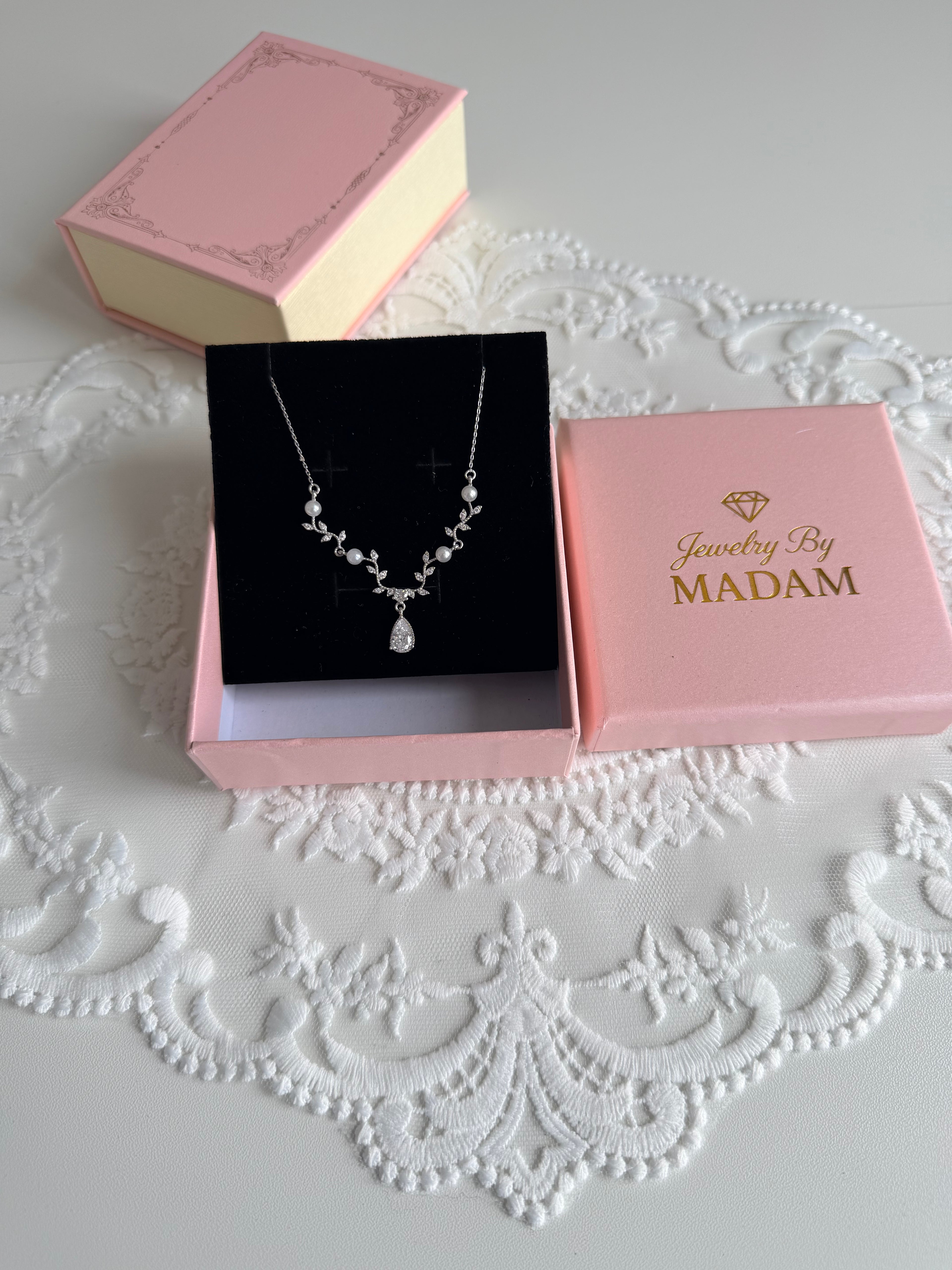Pearl Spring 925 Sterling Silver Necklace