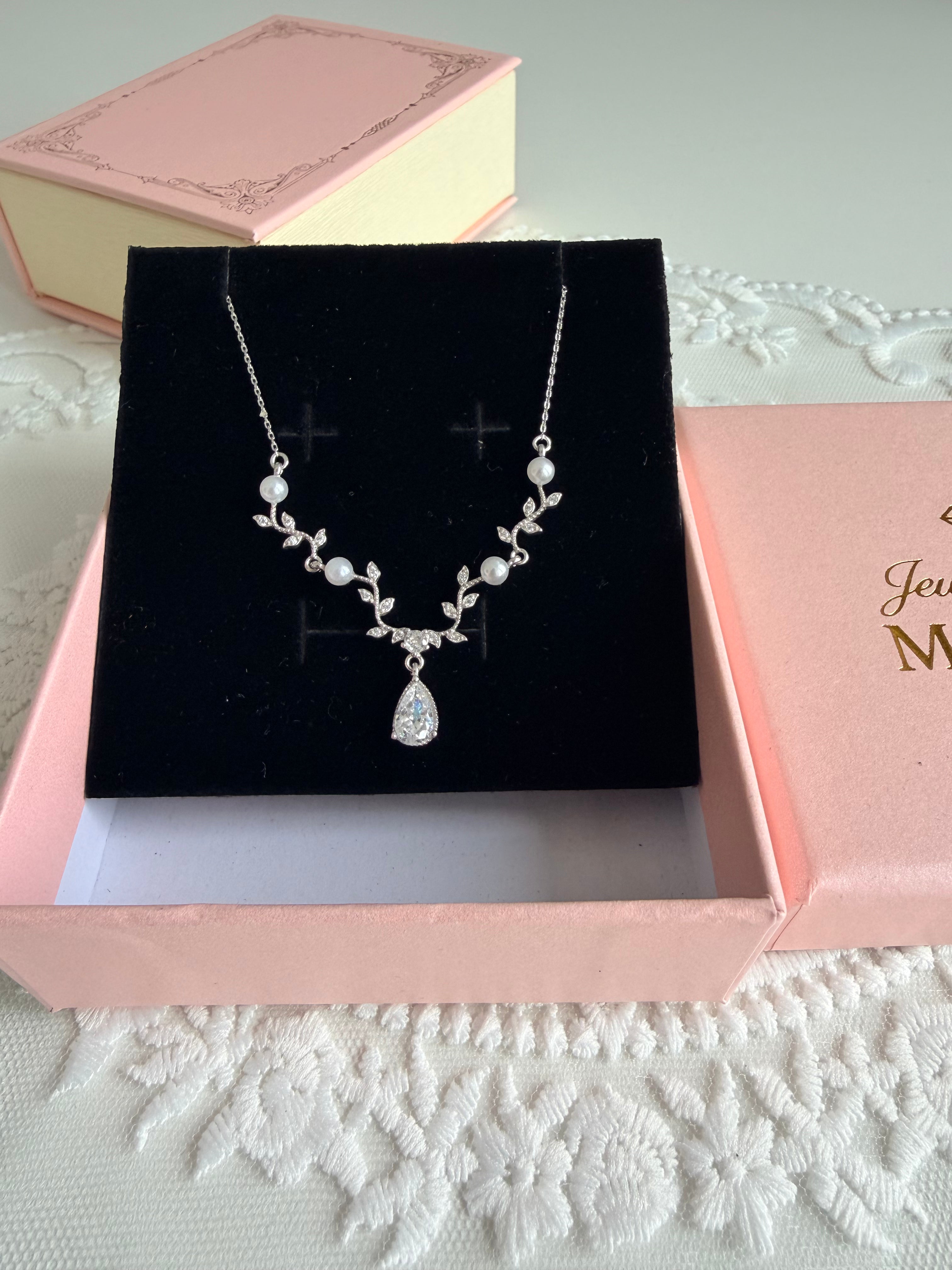 Pearl Spring 925 Sterling Silver Necklace