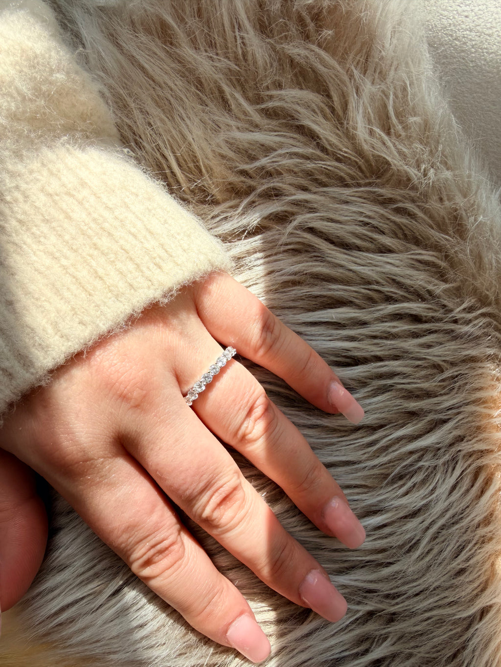Infinity Halo 925 Sterling Silver Ring