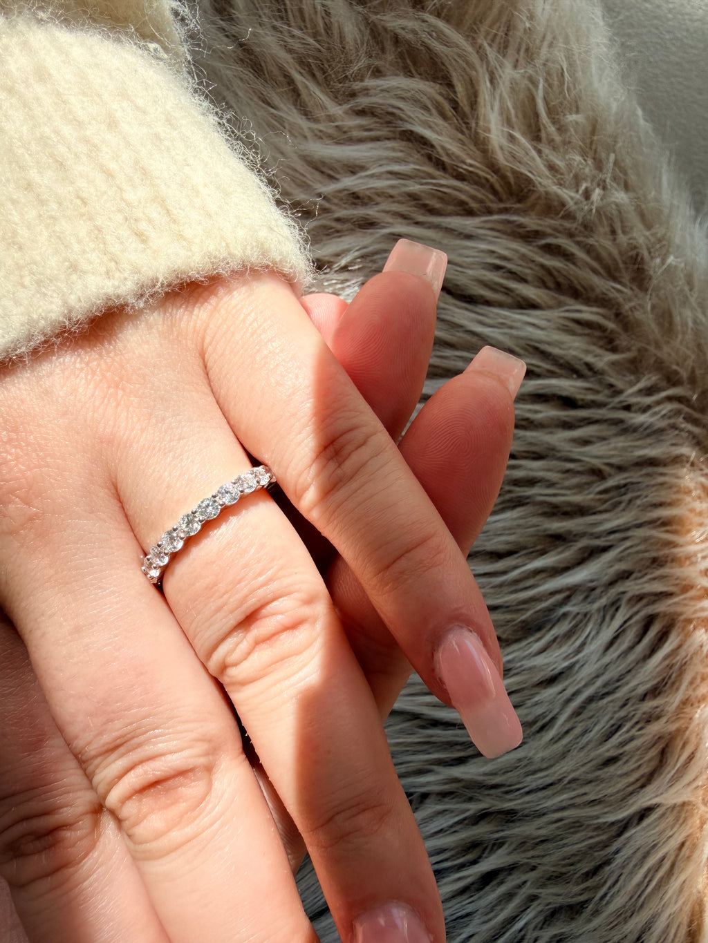 Infinity Halo 925 Sterling Silver Ring