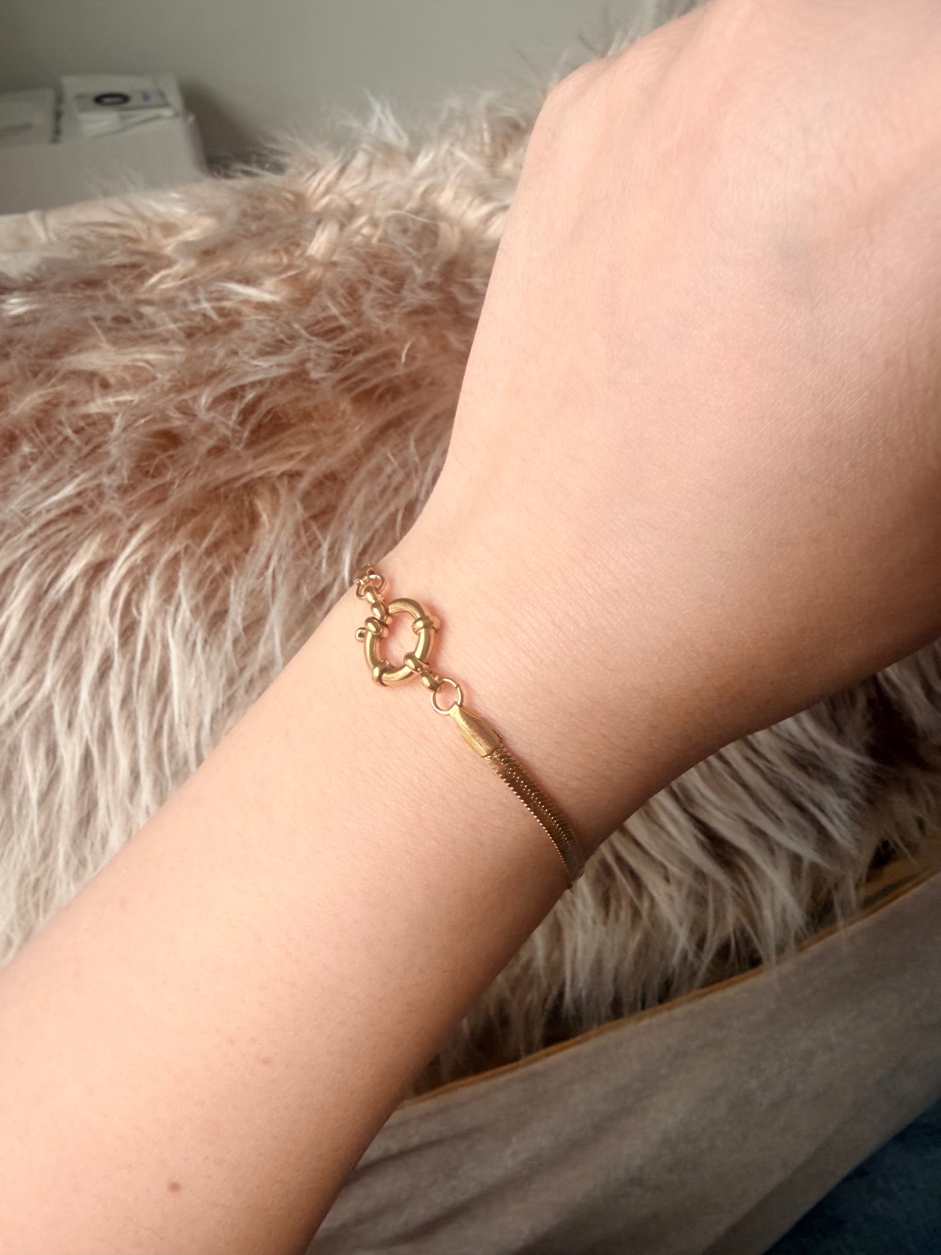 Golden Harmony Bracelet  Stainless Steel Waterproof