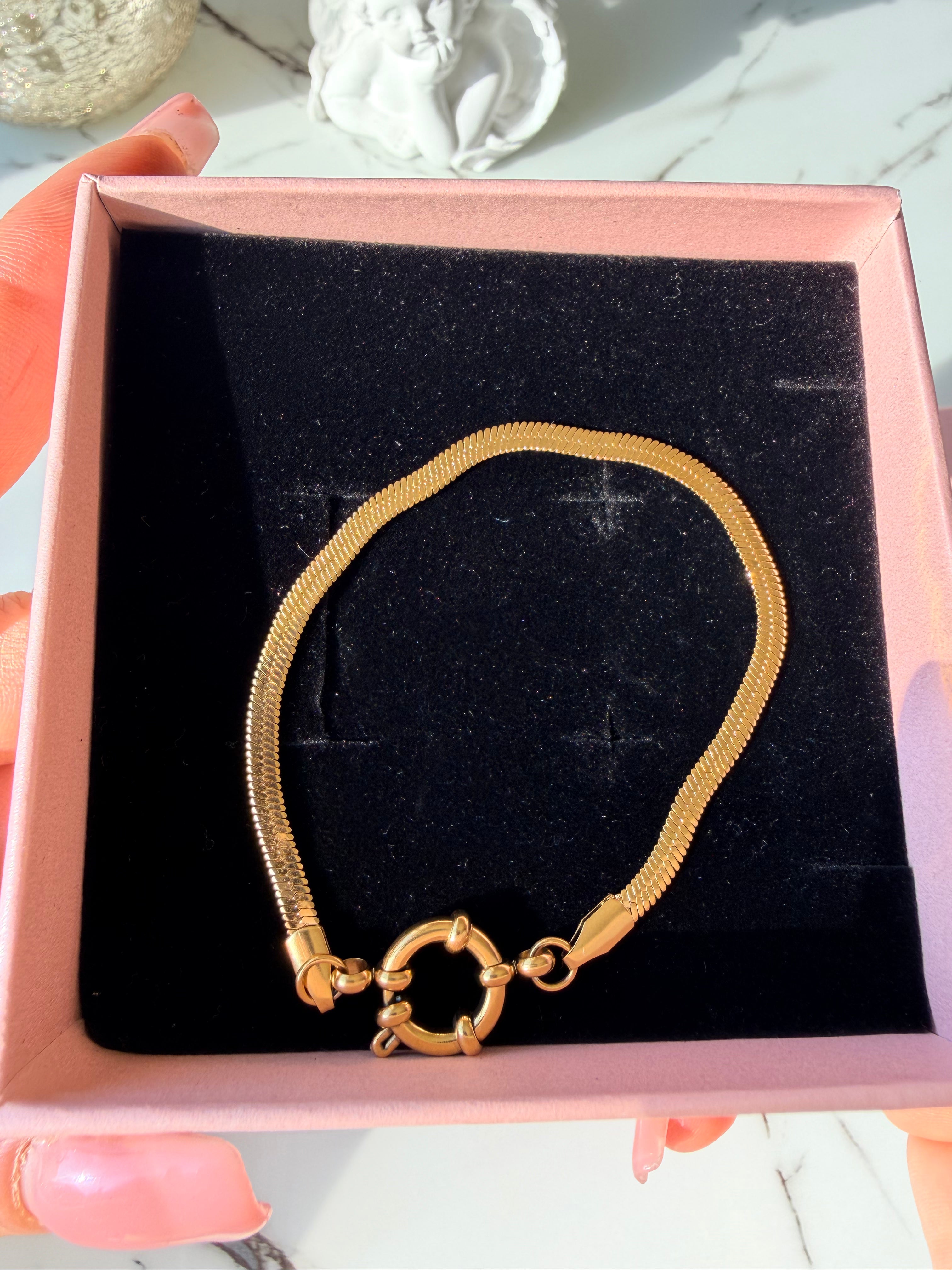 Golden Harmony Bracelet  Stainless Steel Waterproof