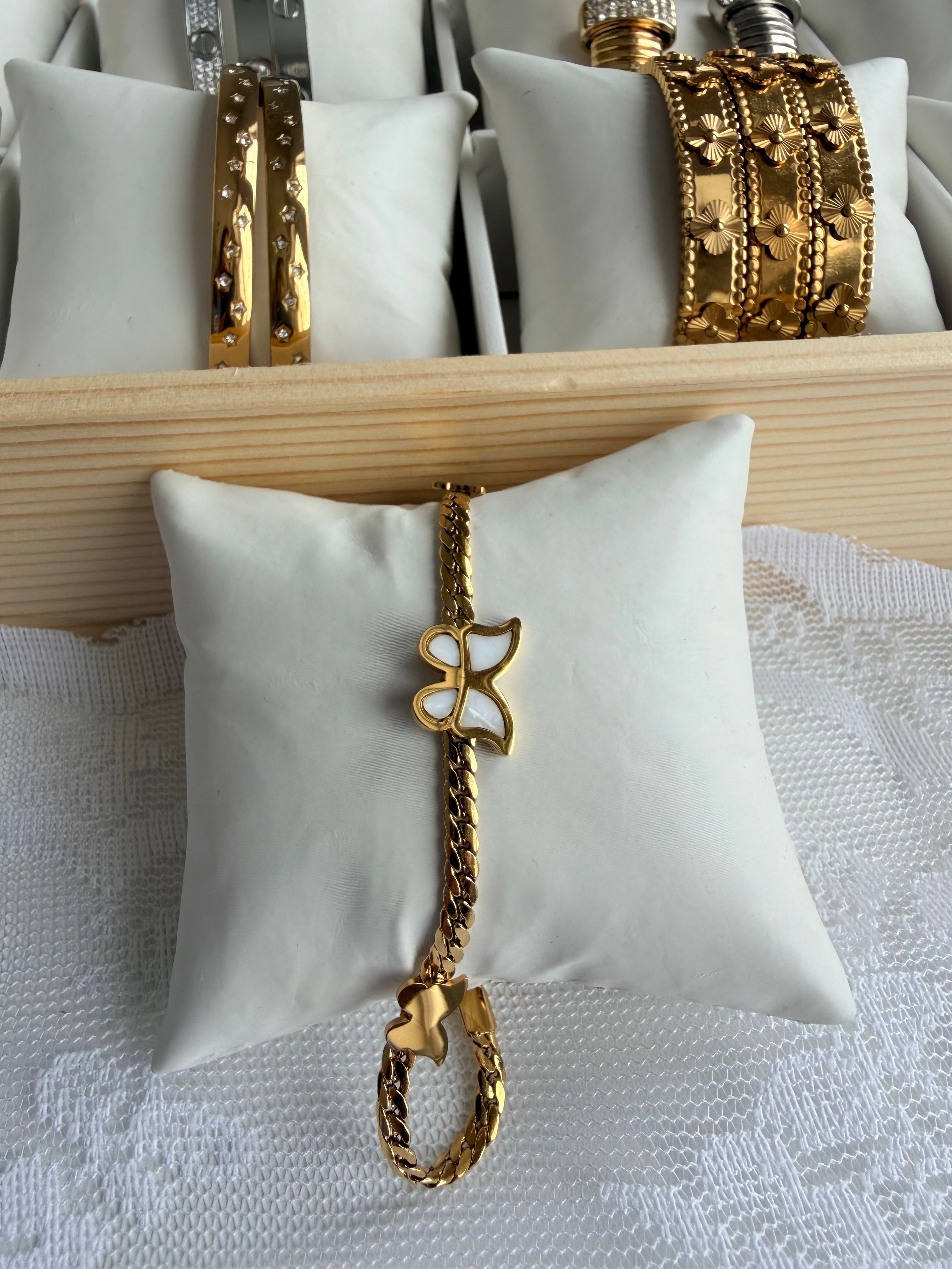 Butterfly Bracelet Stainless Steel