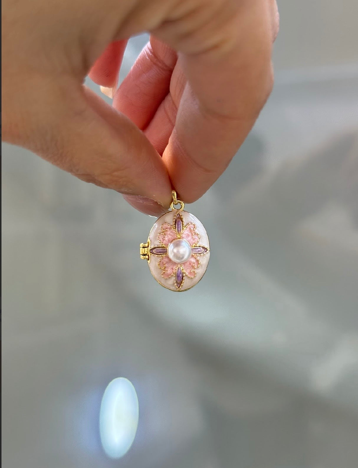 Vintage Pink Pendant